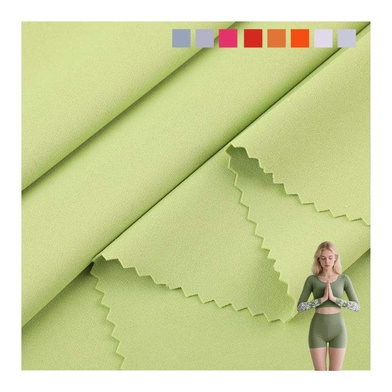 Delantex Stretch Fabric 4way Spandex Yoga Clothing Pants Yoga Wear Fabric Free Sample