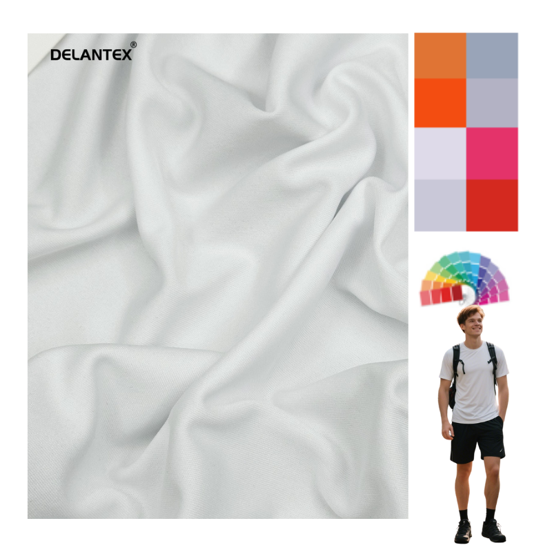 Delantex a Fabric That Can Be Sublimated, Made of 100% Polyester. Mesh Interlock Multiple Colors Available for Customization