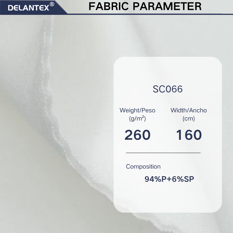 Delantex Polyester Spandex scuba 4-way Stretch Fabric, Chinese High-quality Fabric Manufacturer Can Sublimate Fabric