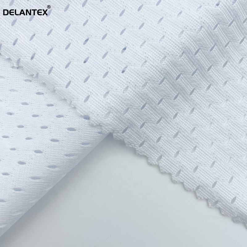 Customizable Breathable Holes Mesh Fabric 100% Polyester for Girls' Activewear Lining Outdoor Use Diapers Free Sample