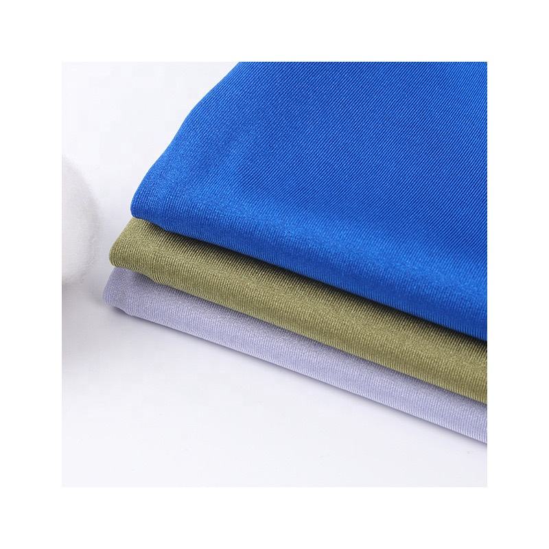 Crystal Satin Stretch Shiny Polyester Jersey Fabric for Swimsuit Dance Wear Free Sample