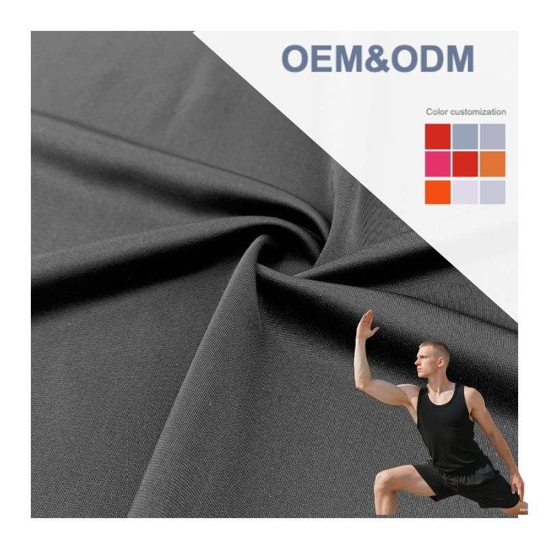 Delantex High-Elasticity Polyester Spandex Interlock 220gsm Compression Support Fabric for Shapewear Bodysuit Fast Delivery