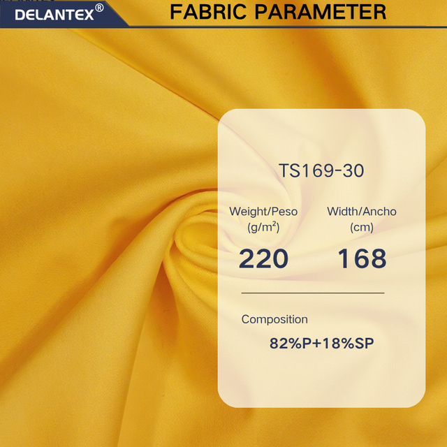 Delantex Top Selling Elastic Knit Fabric Warp Stretch Fabric Made Polyester Spandex for Swimwear Wear Supplier