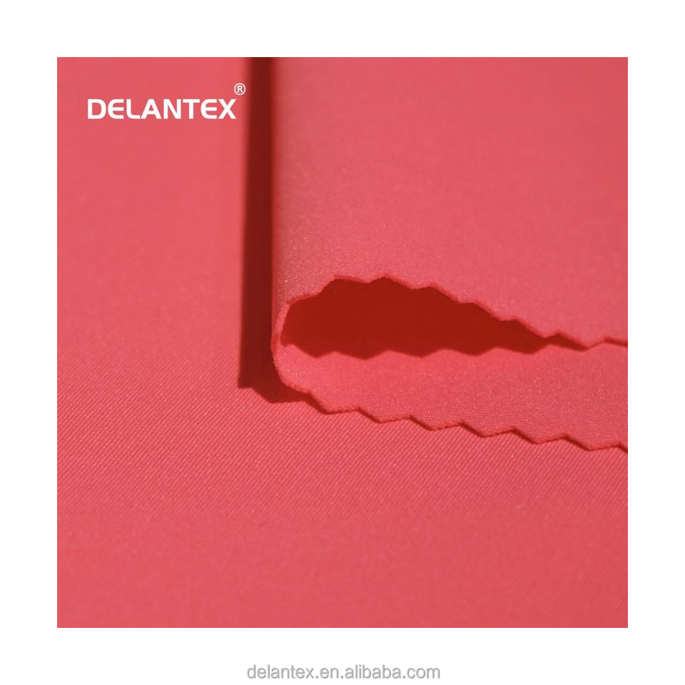 Delantex Lulu Nylon Spandex 4 Way Stretch Knitting Interlock Fabric for Sportswear Water Resistant Plain Style-for Leggings