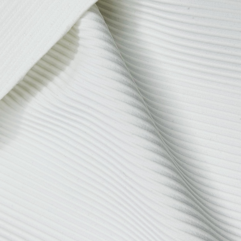 Delantex sublimation nylon fabric high elasticity rib stripper fabric 160cm 320gsm