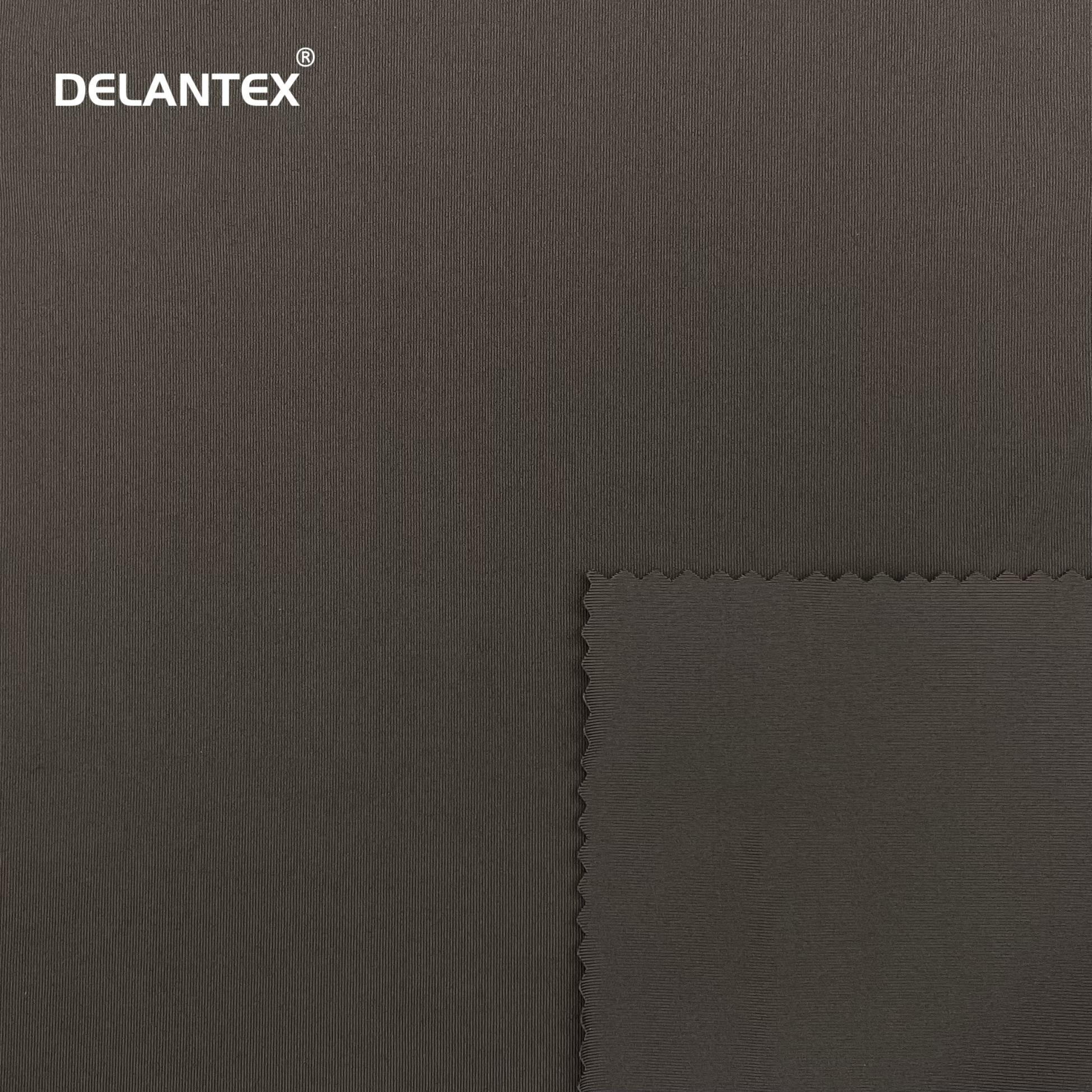 Delantex Manufacture Quick Dry 4 Way Stretch 82%Nylon 18% Spandex Smooth Fabric for Fitness Wear