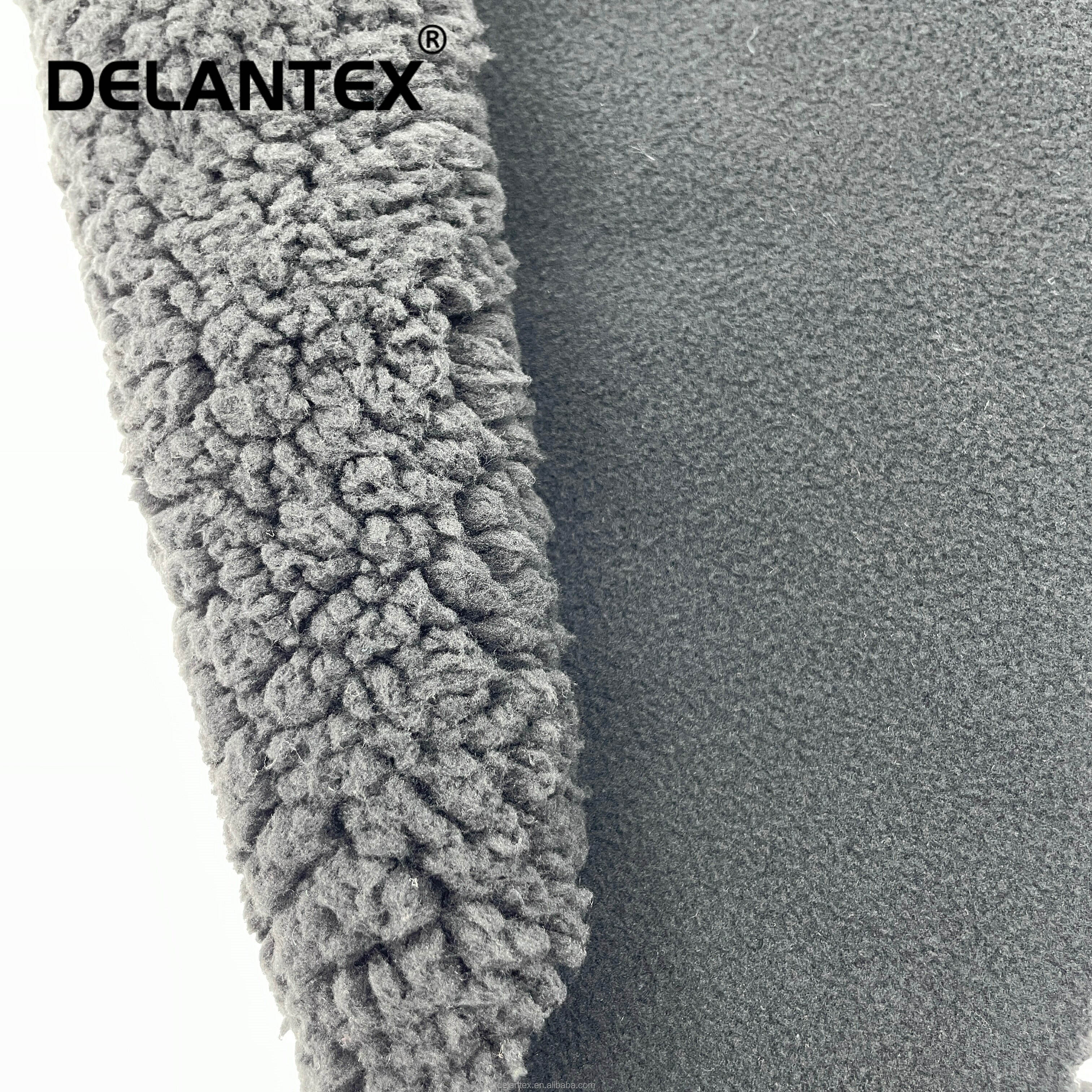 Windproof 100% Polyester Polar Bonded Fleece Fabric for Garments