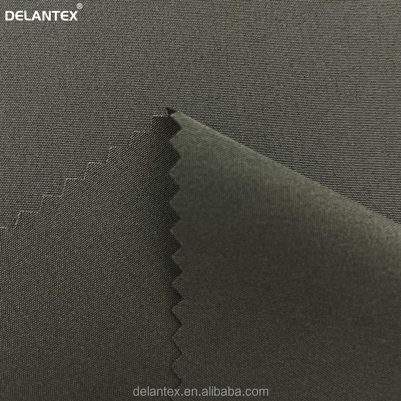 Delantex Hot Sale Grass Green Water Resistant 4-way-stretch Fabric Jurly Uniform Fabric 135GSM
