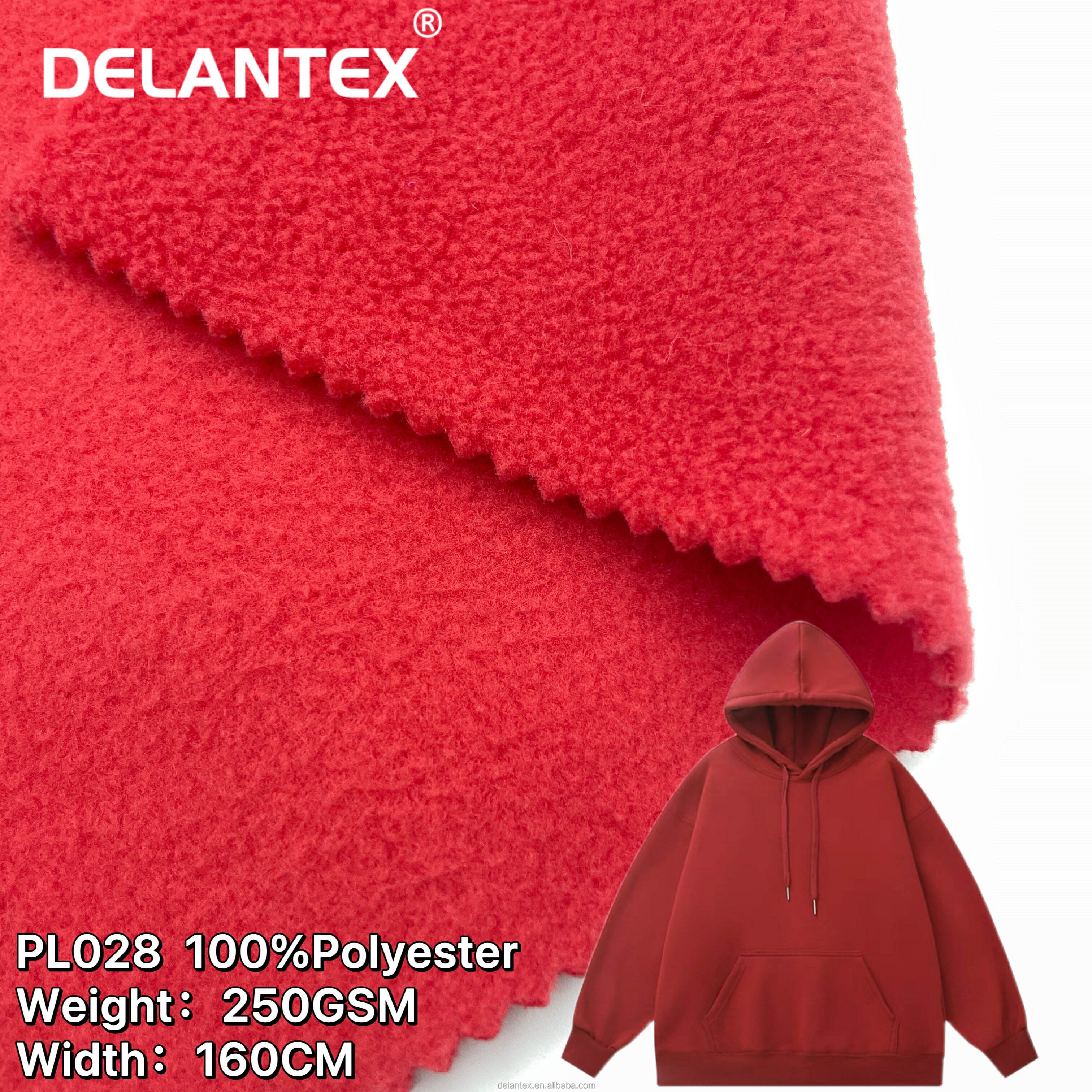 250GSM 160CM Anti-pilling Best Polar Fleece Fabric with High Quality