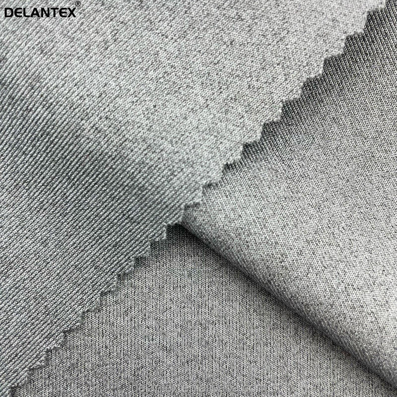 Delantex DTY 75/72 Garment 280GSM Grey Soft scuba Suede Fabric Manufacturers