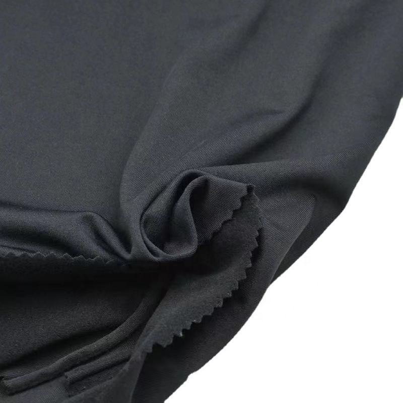 Delantex 245GSM 160cm Tela Pluma Carbon Brushed Micro Jersey Fabric 85 Polyester 15 Spandex