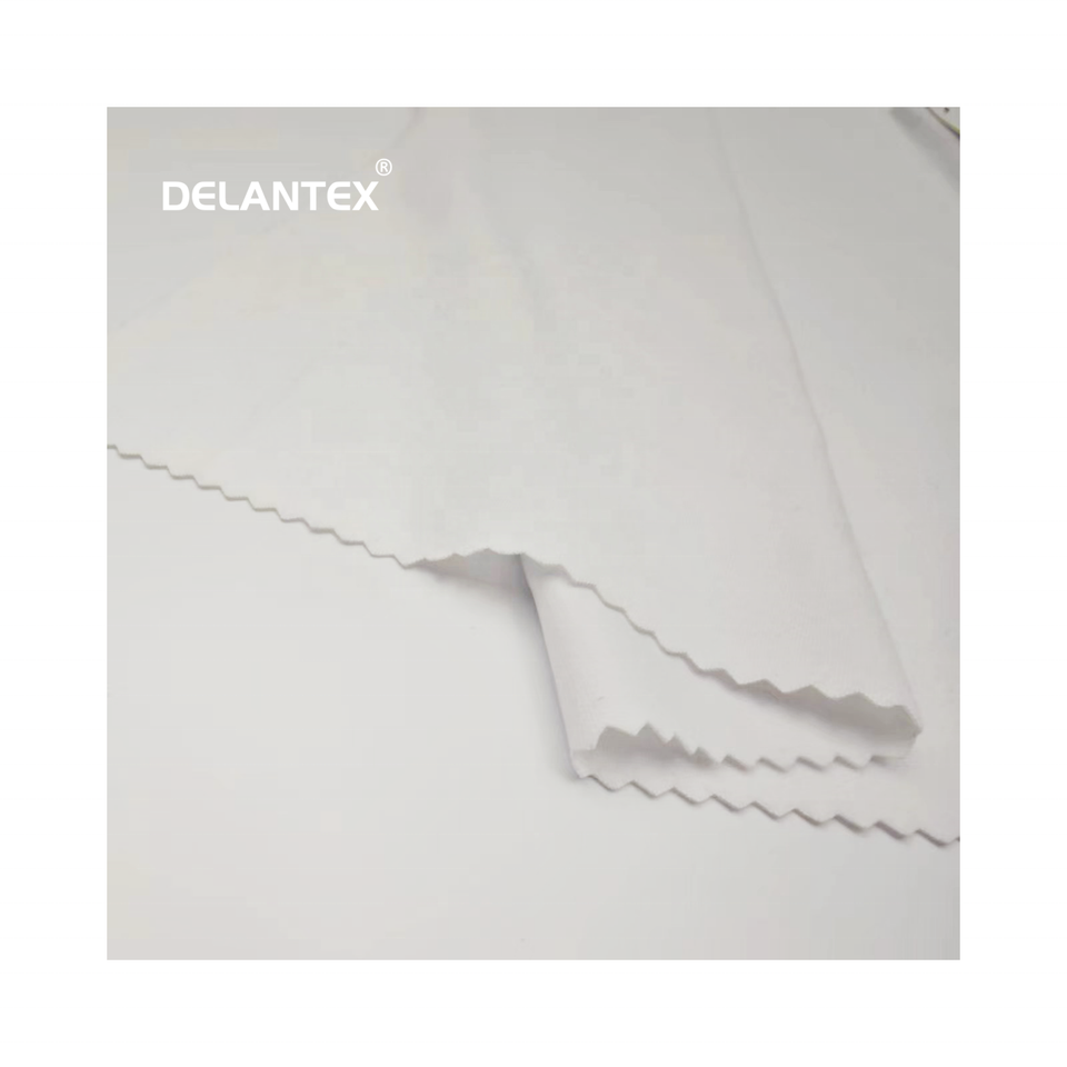 Delantex Cheap Price Anti-Static Tricot Sportswear Telas Single Jersey Fabric 2 Sides Brushed