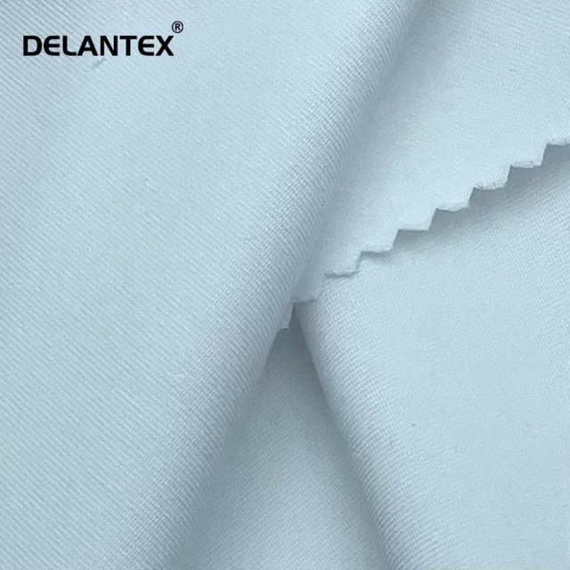 Delantex Medium Weight Woven 100% Polyester 4-Way-Stretch Scrubs Fabric for Gents Trouser