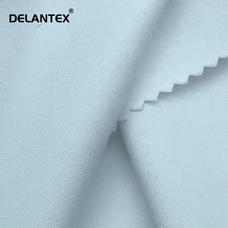 Delantex Medium Weight Woven 100% Polyester 4-Way-Stretch Scrubs Fabric for Gents Trouser