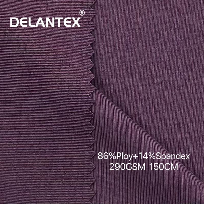 Delantex 280GSM 290GSM Tejidos French Terry Spandex Fabric for Dance Wear With Good Price