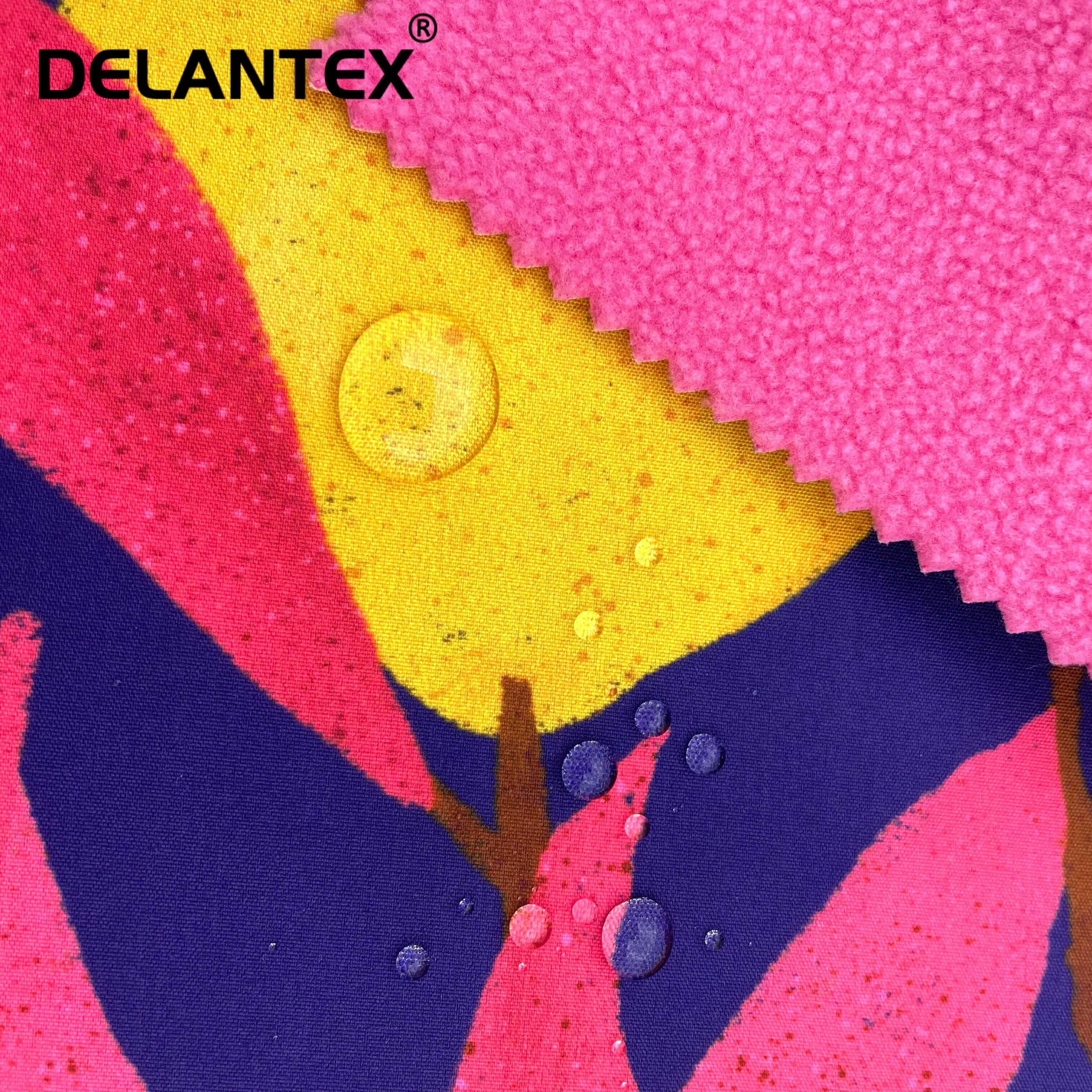 Softshell Fabric Children Print Four Way Stretch Spandex Waterproof Soft Shell Fabric Winter Fabrics for Clothing