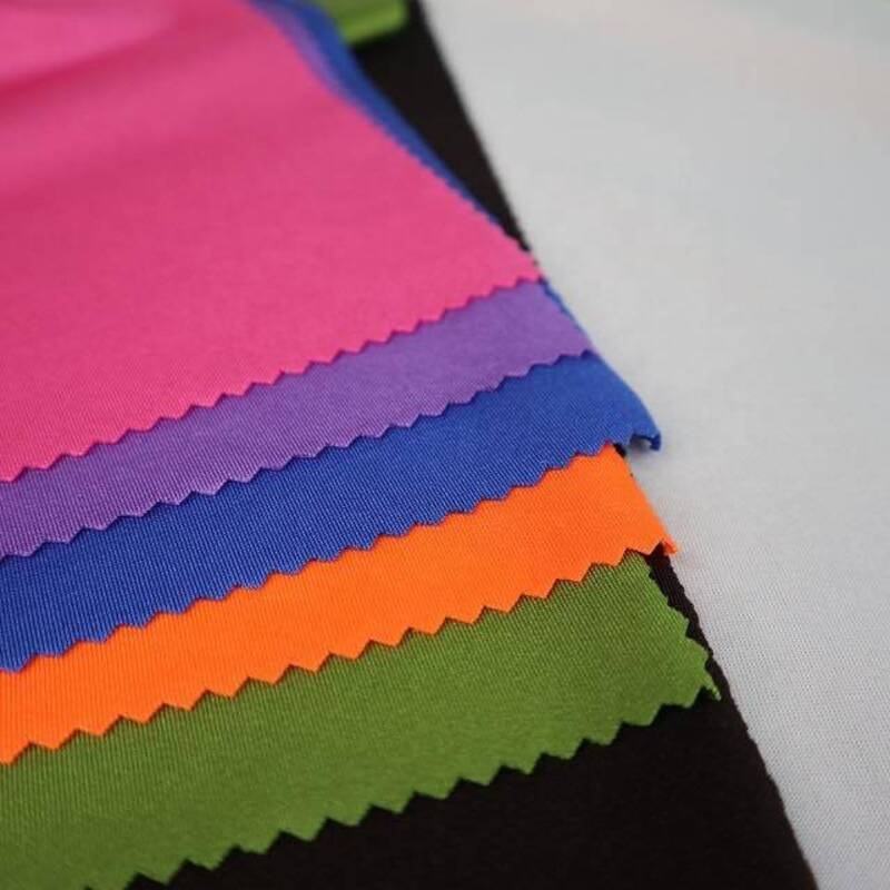 190GSM Shiny Polyester Spandex Knit Fabric for Party Dress