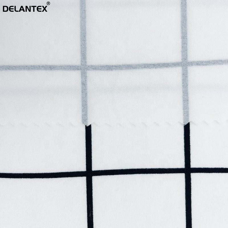 Customized Designed 95polyester 5spandex Dty Brushed Jersey Fabric for Cloth Printing