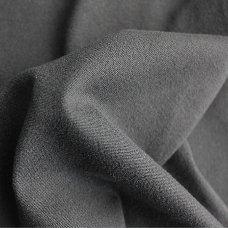 Knitted DTY Single Brush Print Stock Fabric for Garment