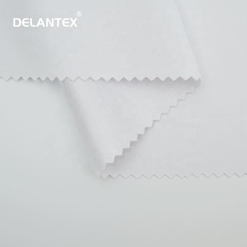 Delantex Manufacture Plain Dyed Knitted Stretchy Jersey Spandex Garment Knit Fabric Sublimation Fabric Polydex
