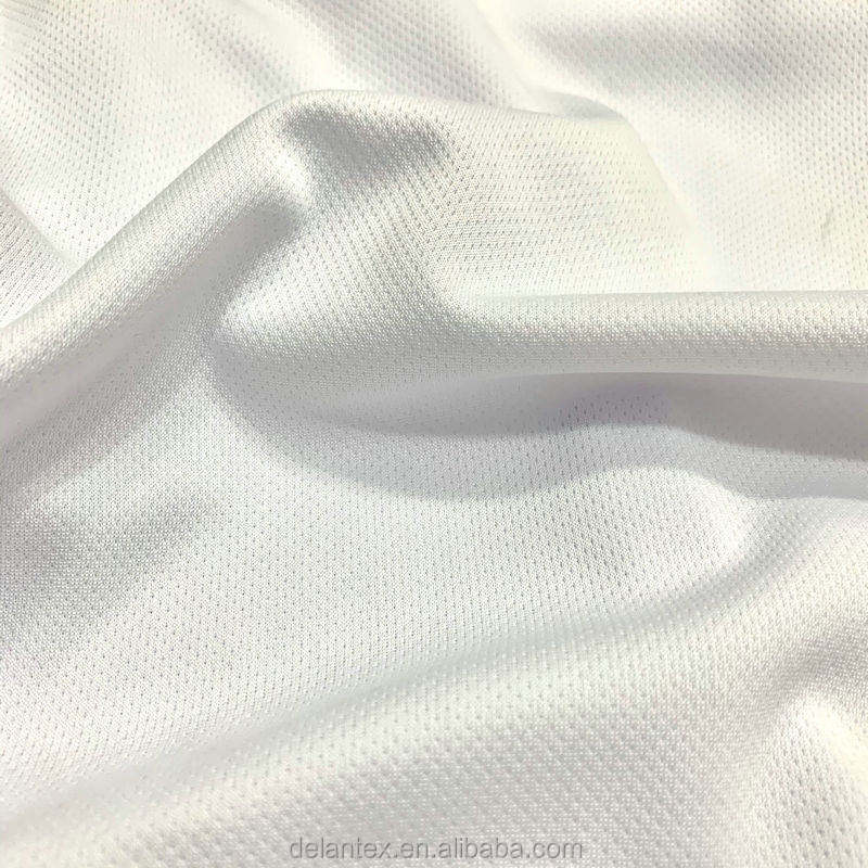 Delantex 100% Polyester Mesh Sports Fabric Nika 145 145GSM 160cm Sublimation Fabric