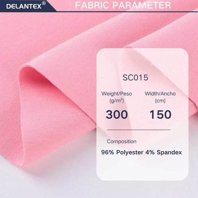 Delantex Knitted Scuba Fabric 96% Polyester and 4% Spandex Memory & Organic Features for Outdoor Use & Sleepwear for Girls