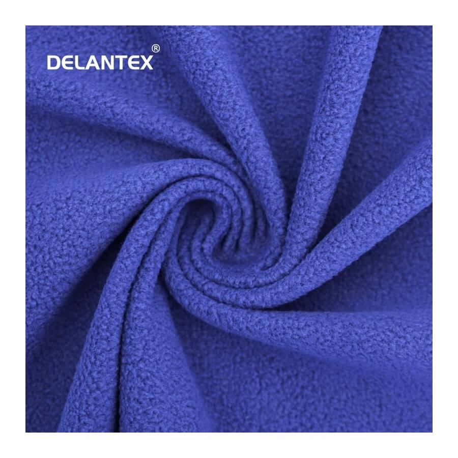 Delantex Wholesale 100% Polyester Micro Polar Fleece Fabric with Brushed Antipilling