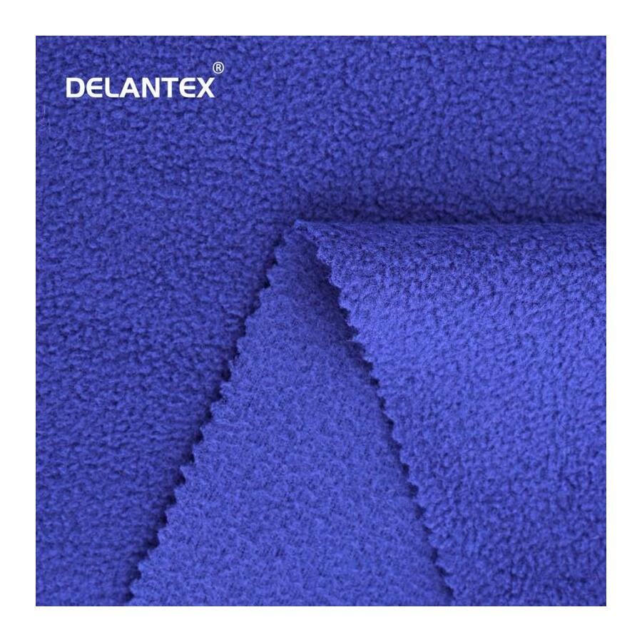 Delantex Wholesale 100% Polyester Micro Polar Fleece Fabric with Brushed Antipilling