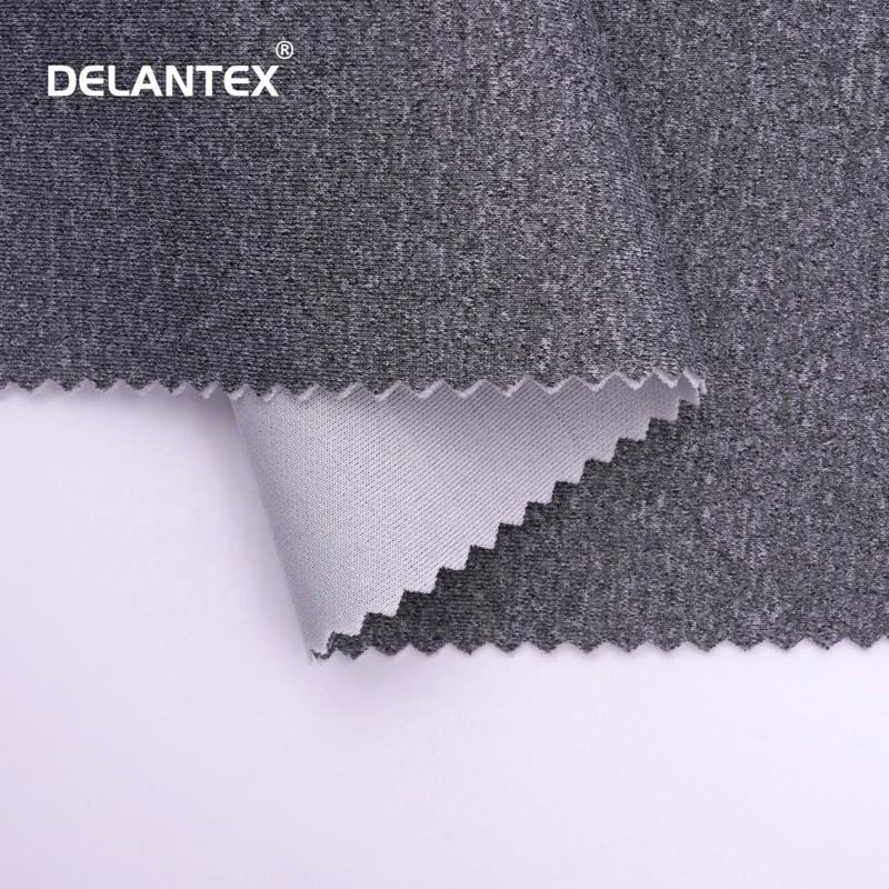 Delantex Elastic Double Layer scuba Knit Fabric , Bonded Knitted Fabric