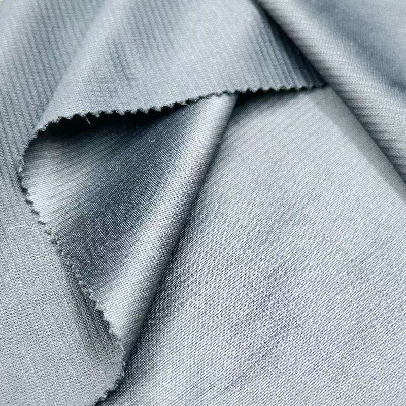 Delantex High Quality Knitted Yoga Supplier 170cm 125gsm Semi-gloss Jersey Mezzanine Fabric