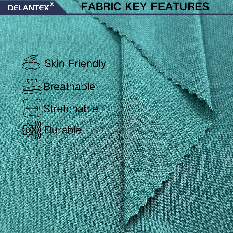 Delantex Breathable Jersey Fabric 153cm 230gsm Lightweight and Comfortable to the Touch Fabric