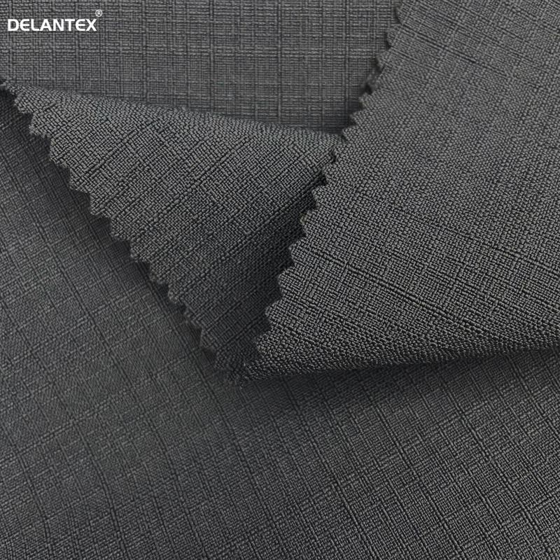 Delantex Double Faced Interlock Fabric 95%Polyester 5%Spandex 220GSM Fabric for Dress