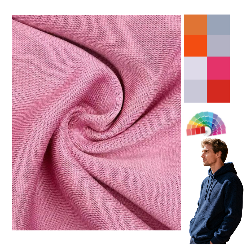 Delantex Winter Sweatshirt and Pants Fabric 100%polyester Material Fabric