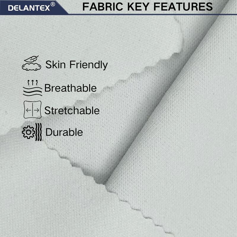 Delantex 155cm 145gsm Grey Ripstop Nylon Fabric