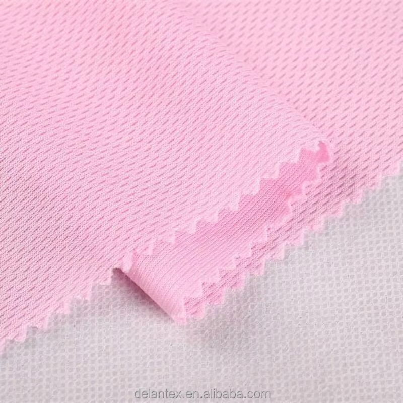 Delantex Telas Micro Pique Tejidos Bird Eye Mesh Double Knit Fabric