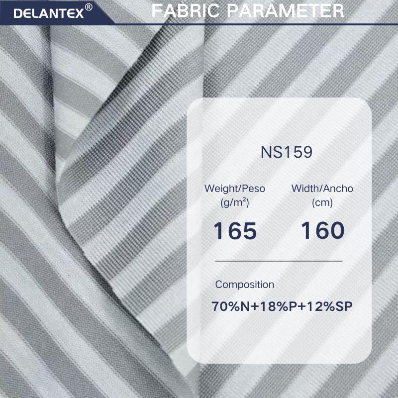 Delantex 4 Way Stretch 18%Polyester 70%nylon Elastane Fabric Polyester Spandex Knitted Fabric for Swim Clothes