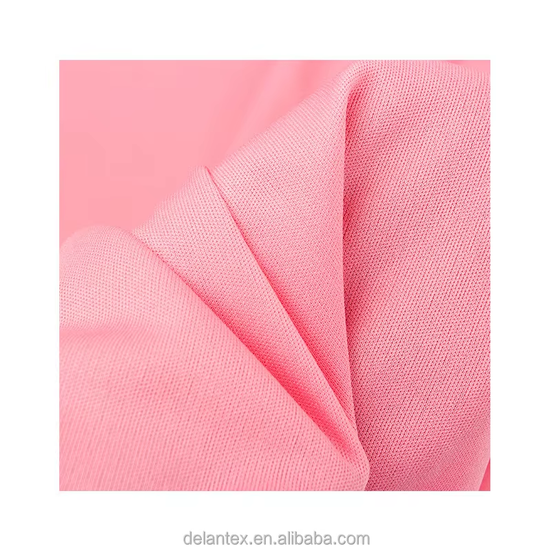 Delantex High Quality Knitted Interlock Lining Fabric for Garment 115GSM 150cm