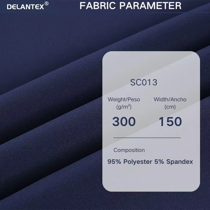 Delantex Customizable Color Fabrics 95%polyester 5%spandex Heavyweight Fabric