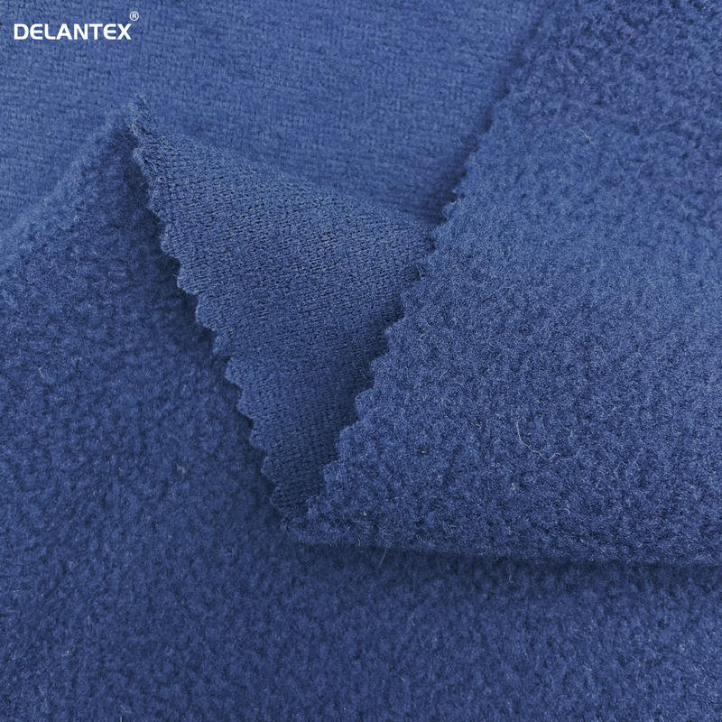 Delantex Two Sides Brushed One Side Anti-pilling Polar Fleece Fabric for Polar Jacket