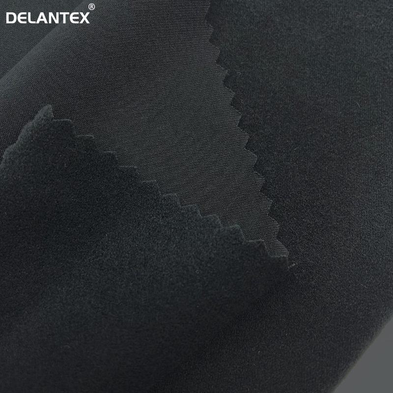 Delantex Wholesale 155CM 235GSM Stretch Polyester Spandex Brushed Fabric for Underwear