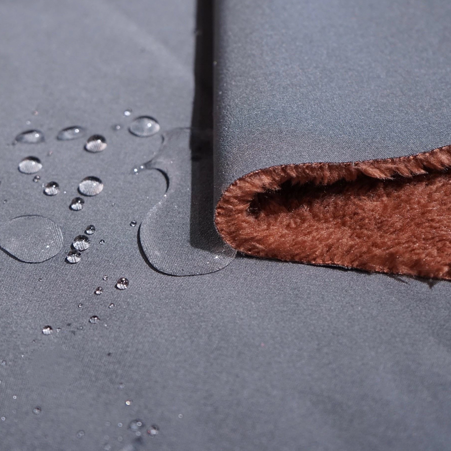 Delantex Hot Sell Bonded Sherpa Fabric Polyest Fabric Knitting for Jacket