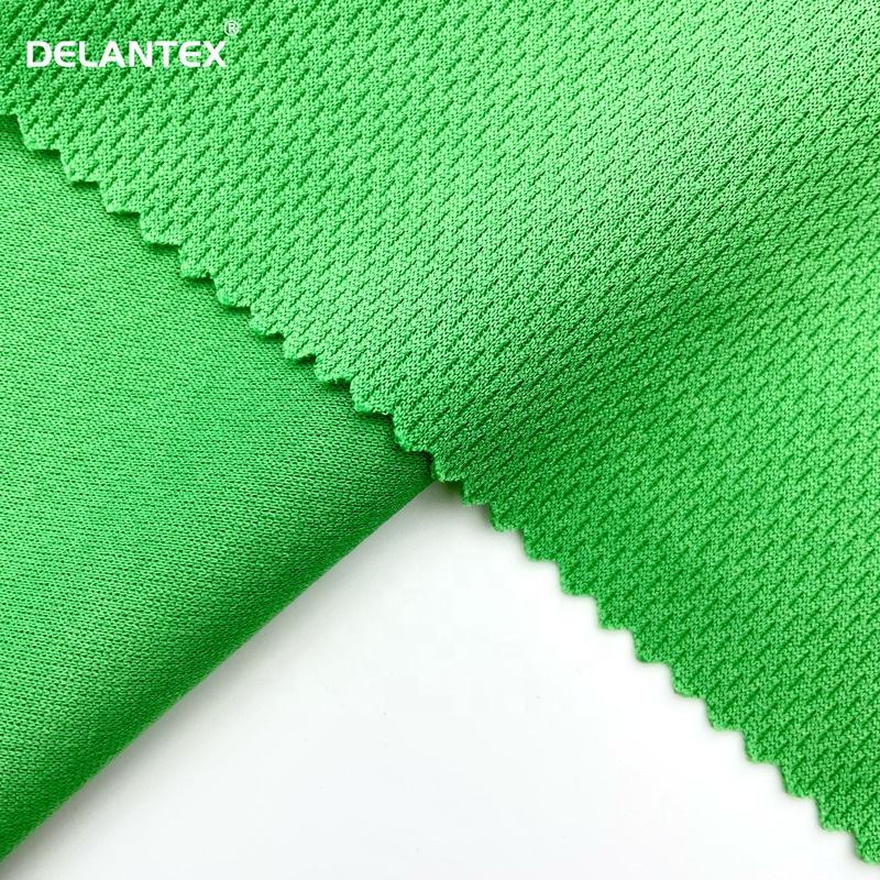 Delantex Polyester Micro Pique Bleached Optical White Fabric with Anti Yellow for Printing