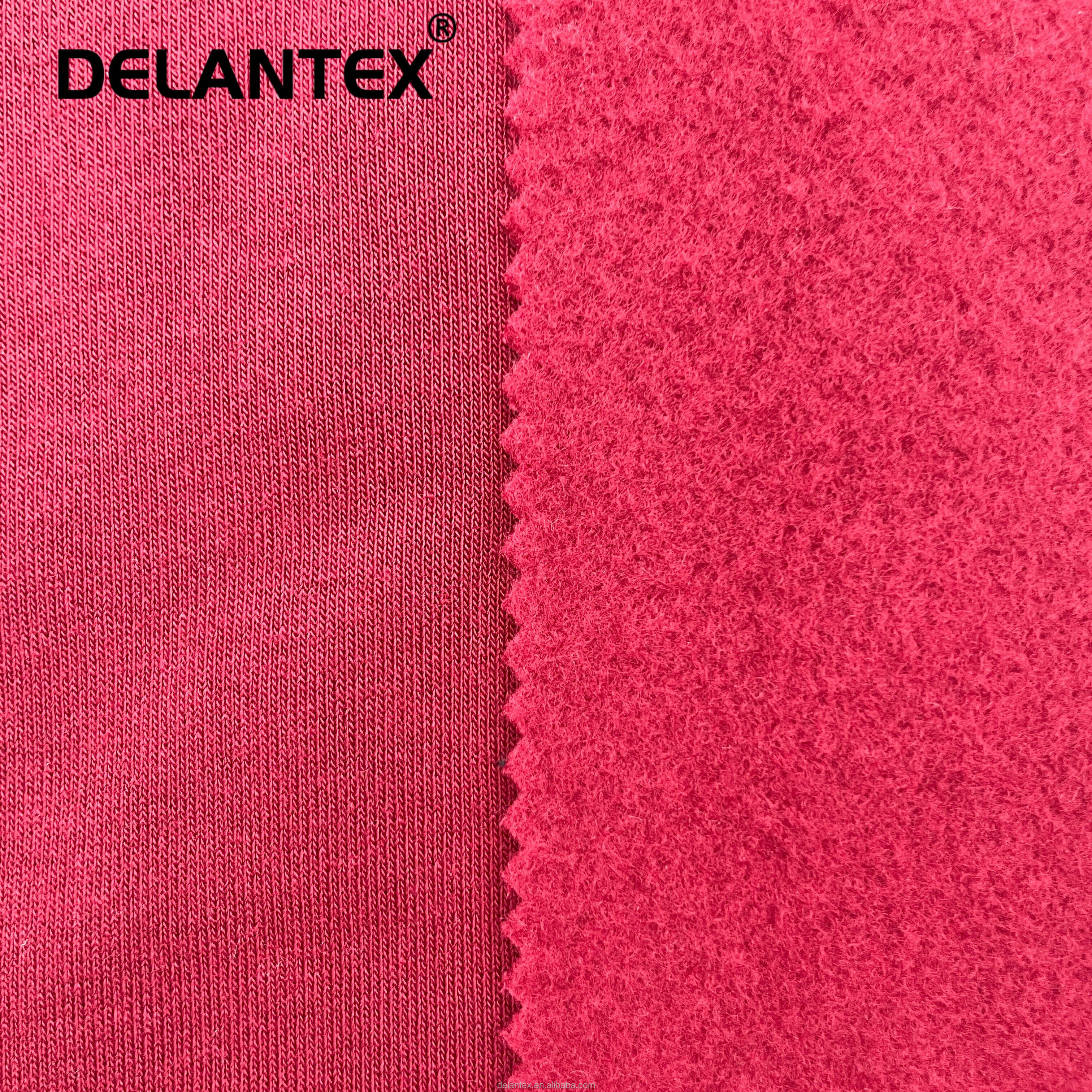 Delantex High Quality Knitted Anti Pill Polar Fleece Cotton Fabric Manufacturer