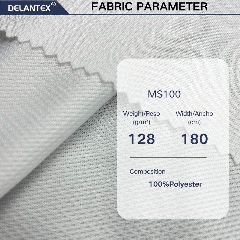 Delantex Professional Knitted 100% Polyester Poly Mesh Net Bird Eye Mesh Micro Pique Slim Fabric
