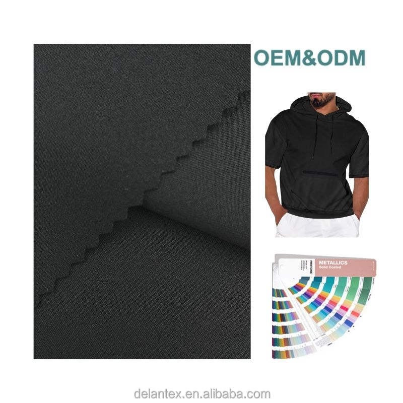 Delantex 75%nylon 25%spandex Recycle Fabric 4 Way Stretch Material for Woman Garment