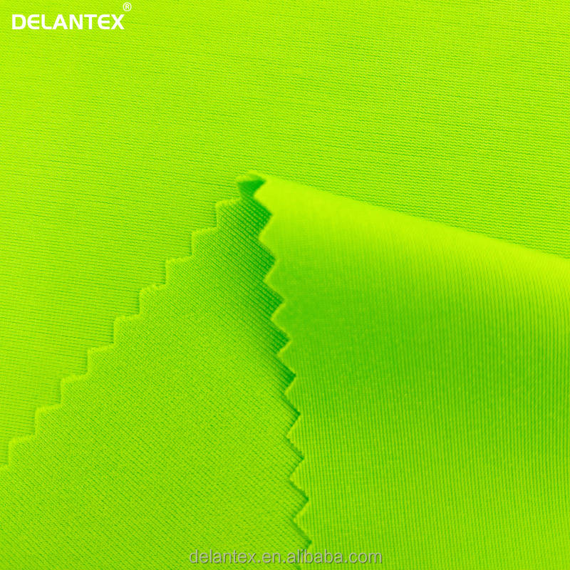 Delantex 85%polyester 15%spandex Fluorescent Green Swimsuit Fabric Can Be Customized to Specific Specifications