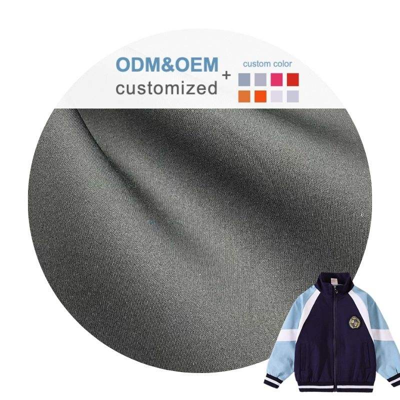 Delandex 95 Polyester 5 Spandex Scuba Fabric for Uniform 310GSM