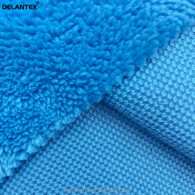 Delantex Hot Sale Warm Breathable Soft Multicolour Sherpa Fabric for Lining