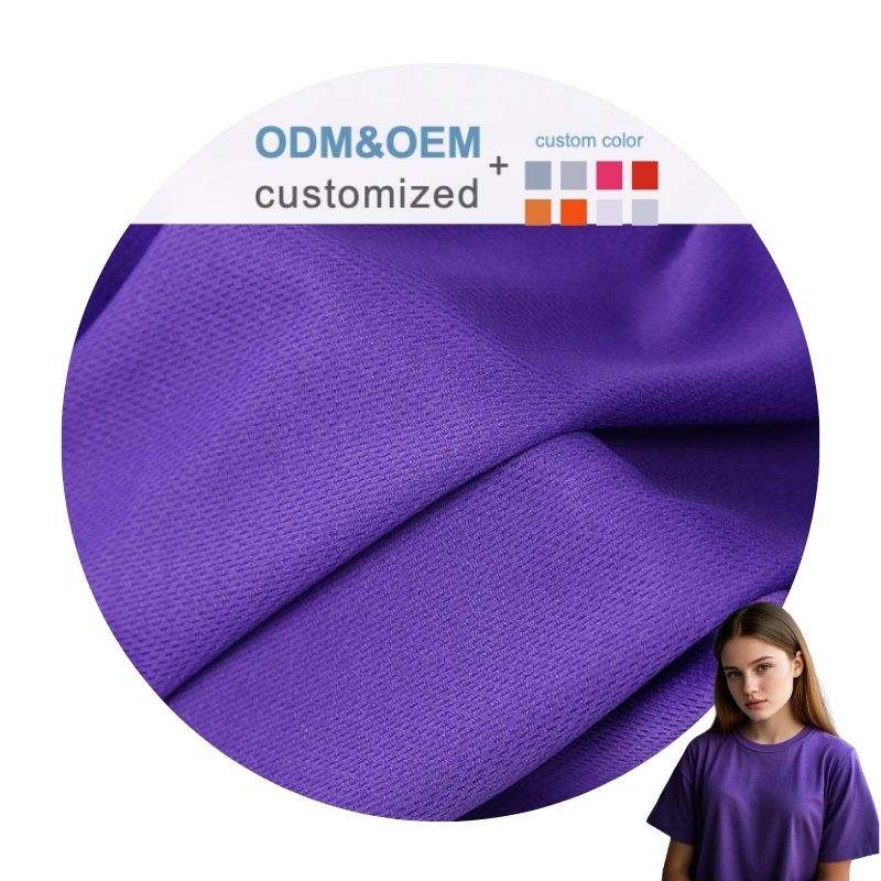 Delantex Polyester Elastic Football Jersey Fabric Breathable Small Eye Cloth Bird Eye Cloth Fabric Free Sample
