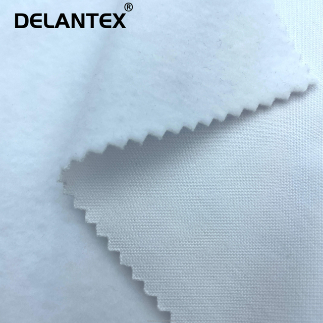 Delantex Customized Color 150D/96F 1 Side Brushed Thick Polar Fleece Fabric for Sale